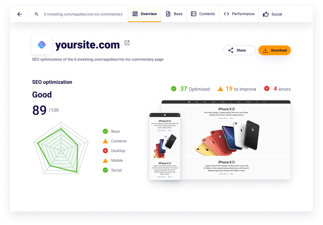 google check website seo